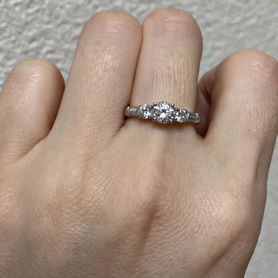 プラチナダイヤモンドリング ✨1.02ct 極美品✨お値下げの通販 by