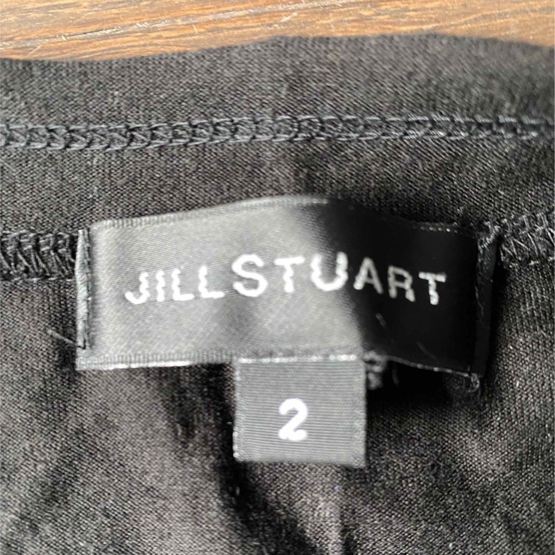 JILLSTUART(ジルスチュアート)のJILL STUART ブラックロングカットソー レディースのトップス(カットソー(長袖/七分))の商品写真