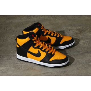 ナイキ(NIKE)のNike Dunk High University Gold and Black(スニーカー)