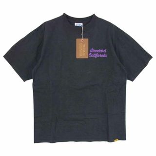 スタンダードカリフォルニア(STANDARD CALIFORNIA)のSTANDARD CALIFORNIA スタンダードカリフォルニア TSOSR090 SD Heavyweight Script Logo T ヘビーウェイト ロゴ 半袖 Tシャツ ブラック系 M【美品】【中古】(Tシャツ/カットソー(半袖/袖なし))