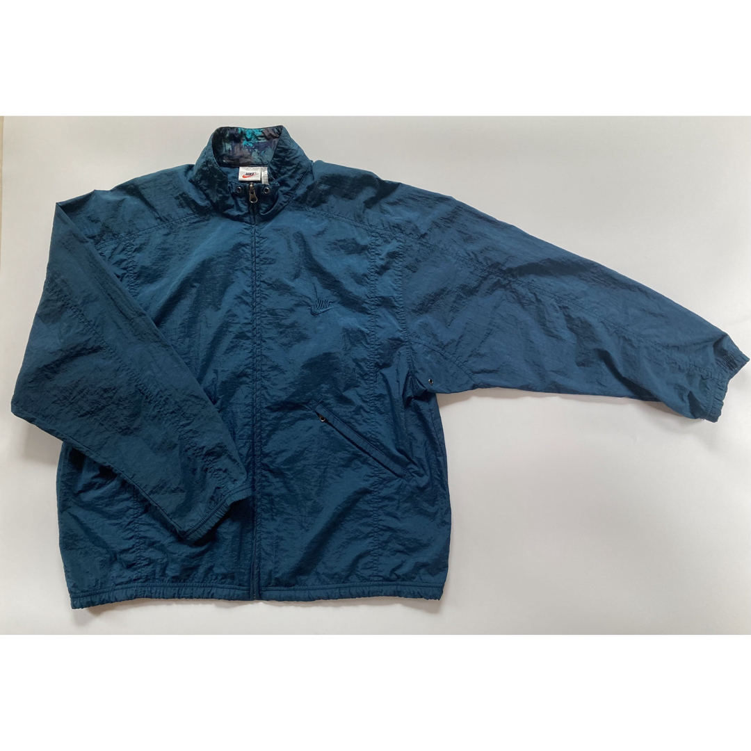 NIKE 90's 銀タグ ナイロンジャケット L グリーン-
