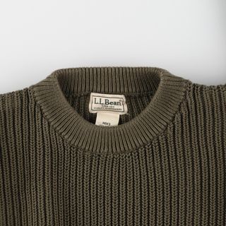 L.L.Bean - 古着 エルエルビーン L.L.Bean コットンニットセーター