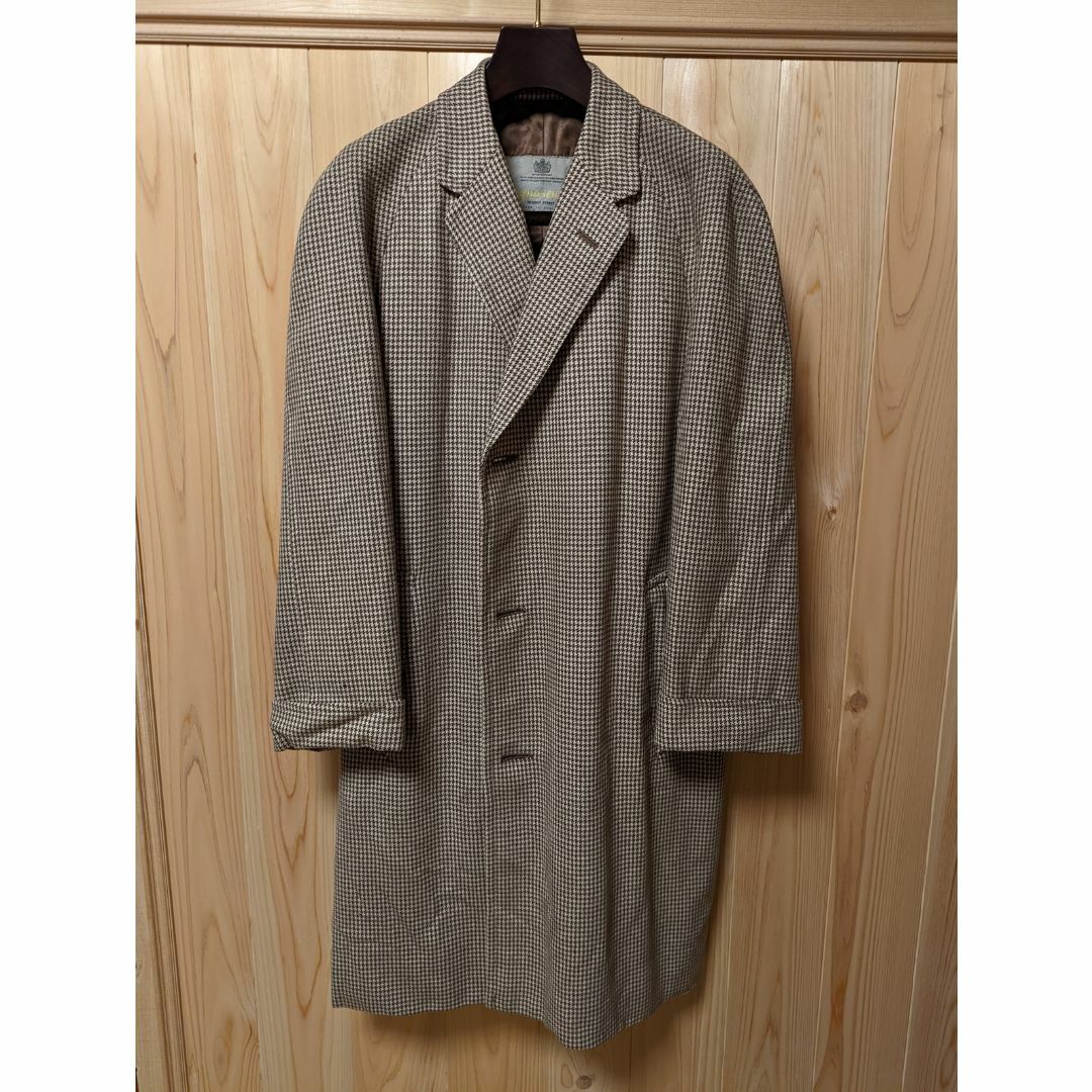 50s ヴィンテージ Aquascutum 超上質フラノ ステンカラーコート