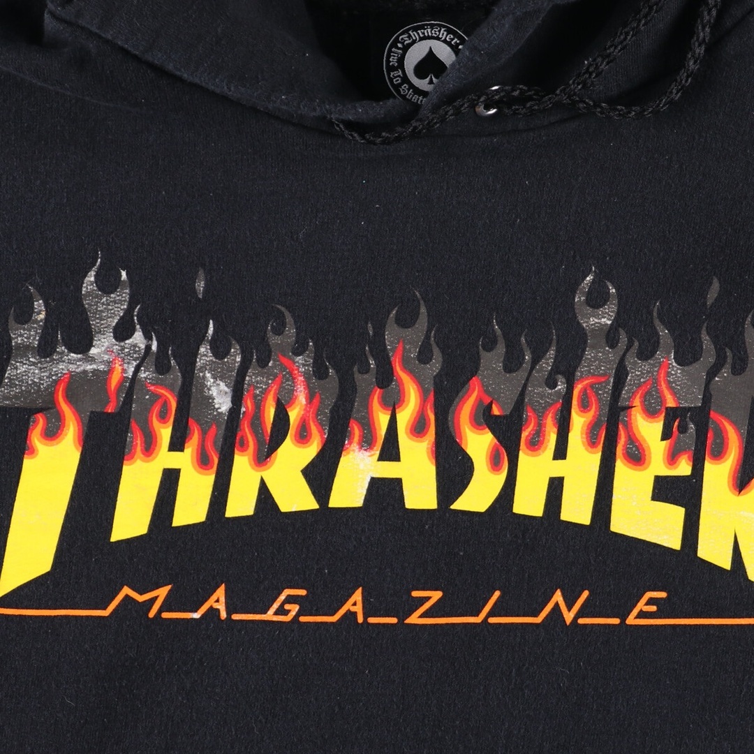 THRASHER - 古着 スラッシャー THRASHER スウェットプルオーバー
