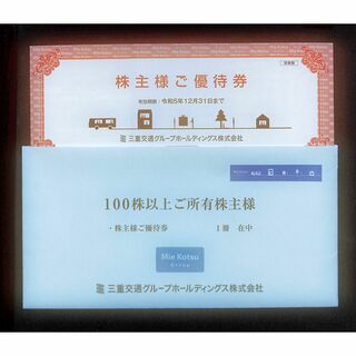 【送料無料】三重交通　株主優待　1冊　100株所有者優待品(その他)