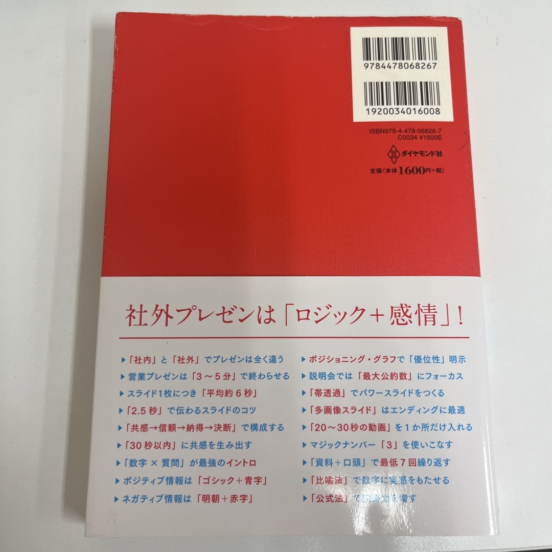 社外プレゼンの資料作成術 エンタメ/ホビーの本(ビジネス/経済)の商品写真