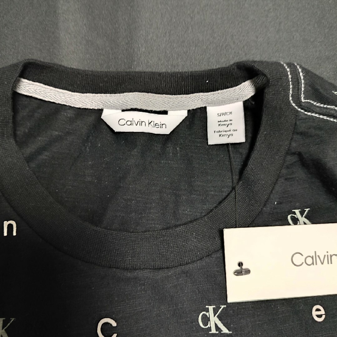 【新品】カルバンクラインCalvin Klein Tシャツ　黒　M ロゴ　CK