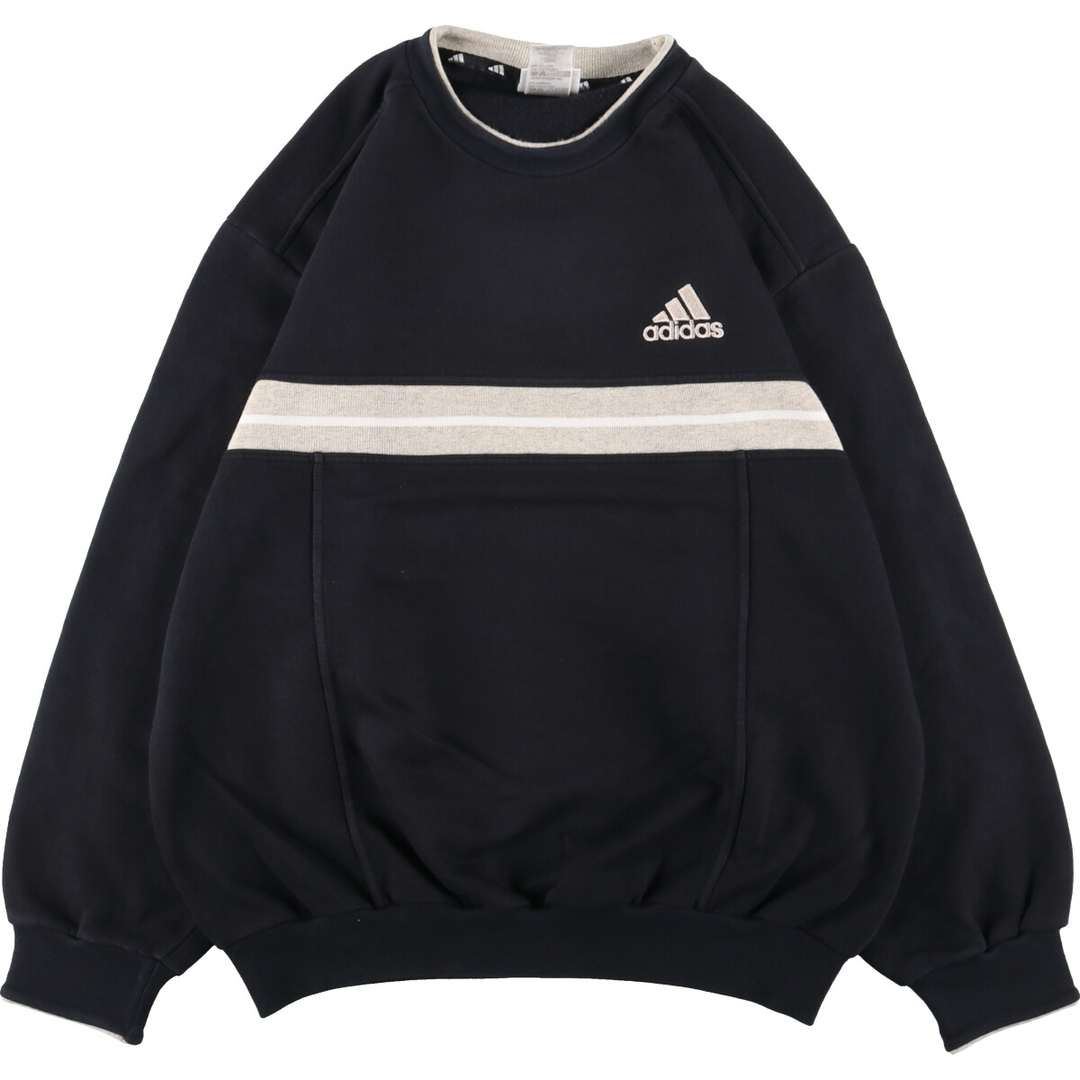 90年代 アディダス adidas ロゴスウェット トレーナー メンズL ヴィンテージ /eaa364886