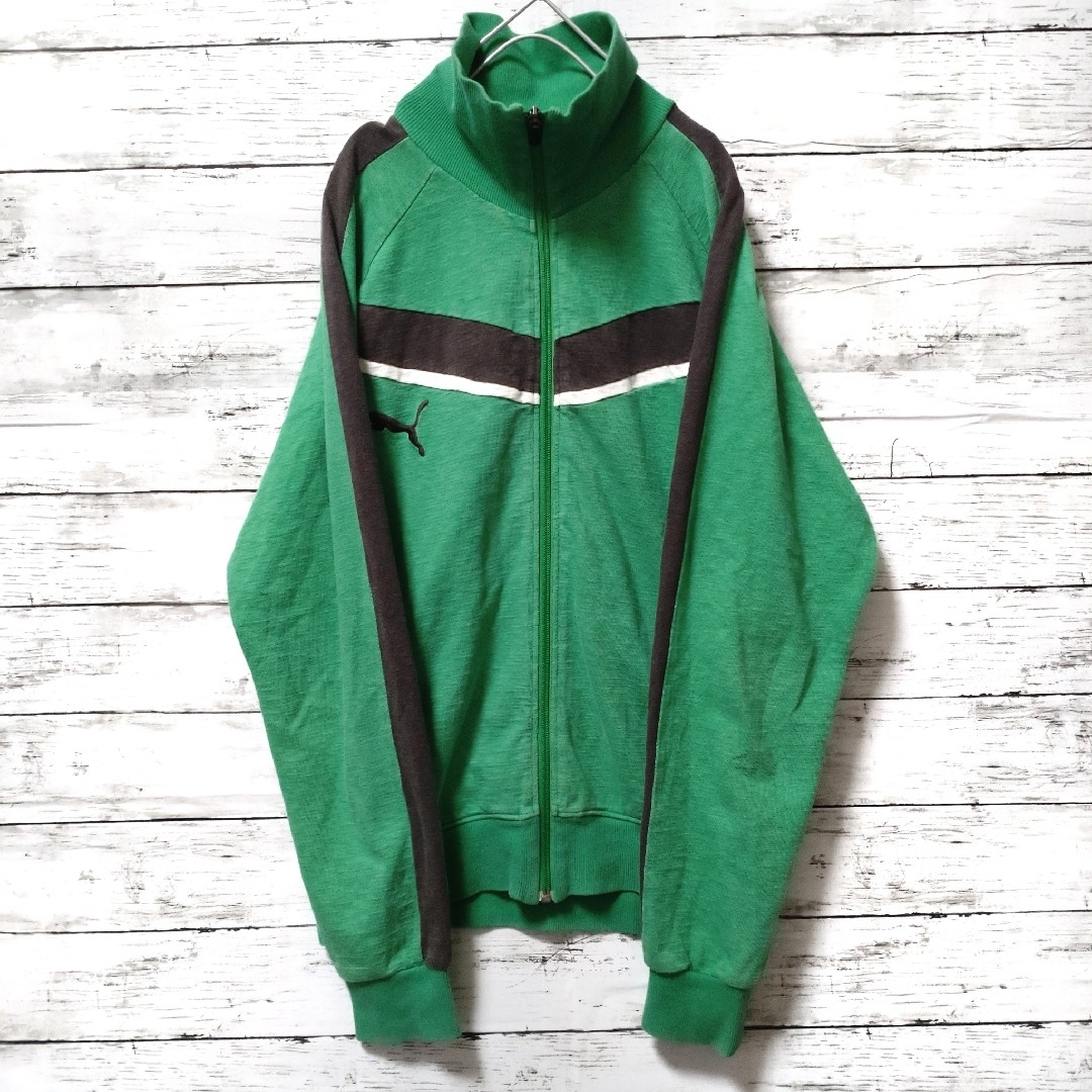 PUMA プーマ トラックジャケット ジャージ グリーン  vintage