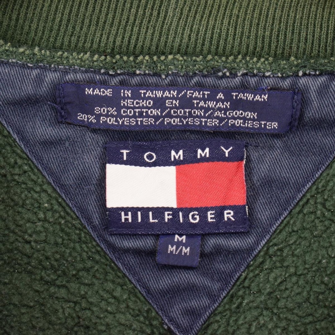 TOMMY HILFIGER(トミーヒルフィガー)の古着 90年代 トミーヒルフィガー TOMMY HILFIGER ロゴスウェット トレーナー メンズL ヴィンテージ /eaa330852 メンズのトップス(スウェット)の商品写真