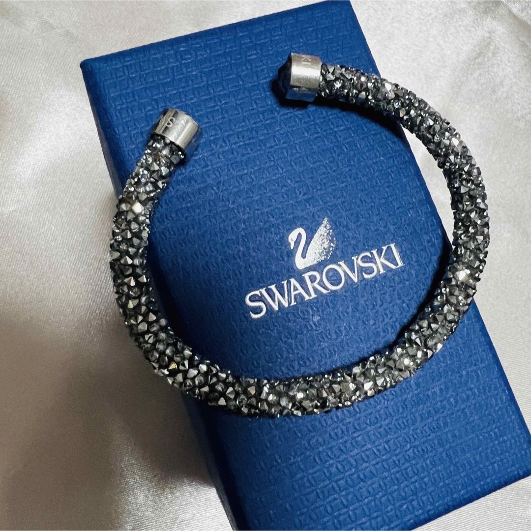 SWAROVSKI クリスタルダスト バングル スワロフスキー - ブレスレット