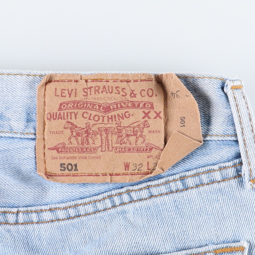 リーバイス Levi's リーバイス501 ユーロモデル ジーンズ ストレートデニムパンツ レディースL(w28) /eaa323606