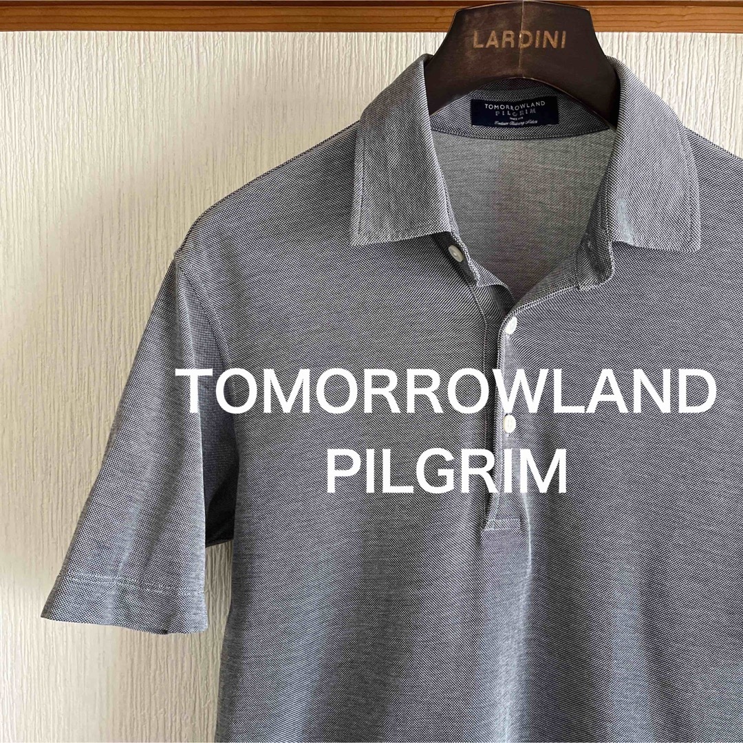 【美品】TOMORROWLAND PILGRIM  コットンメッシュポロシャツ