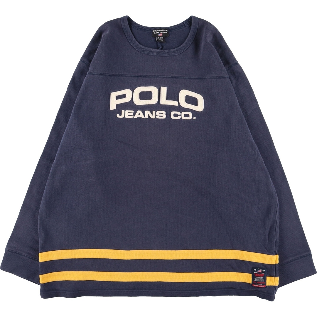 古着 ラルフローレン Ralph Lauren POLO JEANS COMPANY ロゴスウェット トレーナー メンズXL /eaa330481 |  フリマアプリ ラクマ