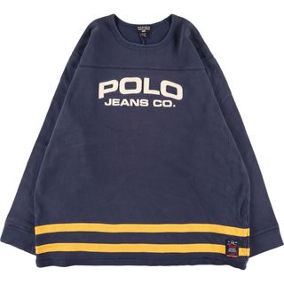 ラルフローレン(Ralph Lauren)の古着 ラルフローレン Ralph Lauren POLO JEANS COMPANY ロゴスウェット トレーナー メンズXL /eaa330481(スウェット)