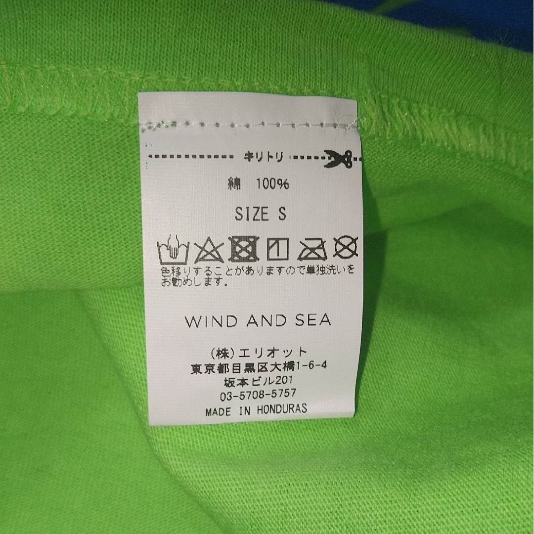 WIND AND SEA(ウィンダンシー)のWDS(SAIL-SEA-BOAT)TANK TOP/LIME(CS-228) メンズのトップス(タンクトップ)の商品写真