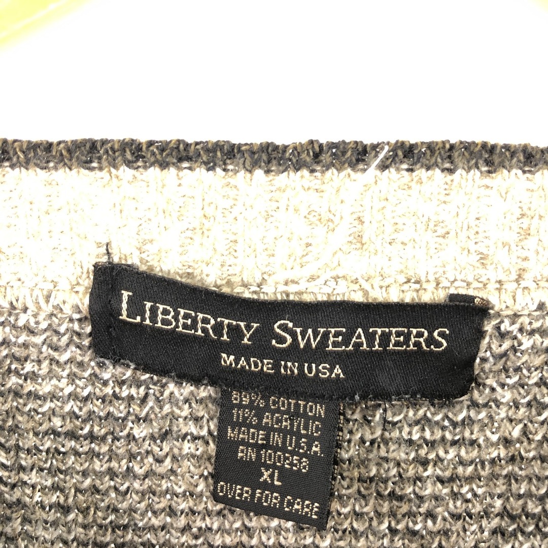 90s USA製 LIBERTY SWEATERS designed knit