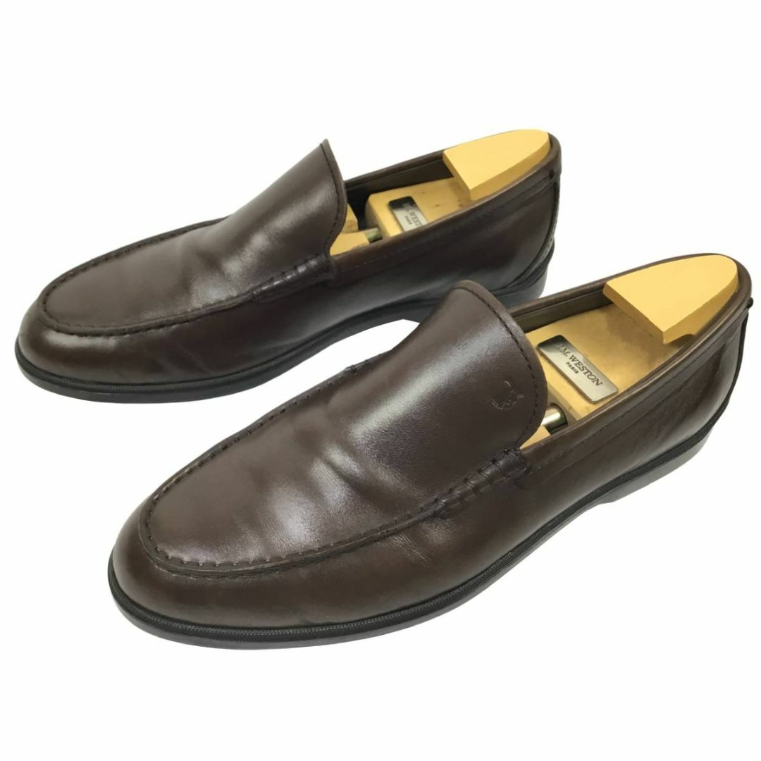 伊製 TOD'S トッズ スリッポンローファー ブラウン 26.5cm | フリマアプリ ラクマ