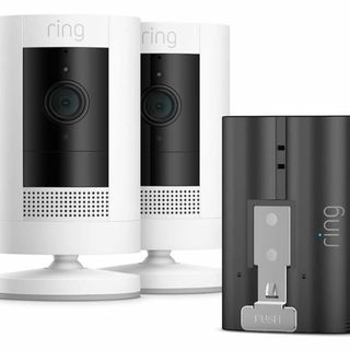 【新品】Ring スティックアップカム セキュリティカメラ2台 予備バッテリー付