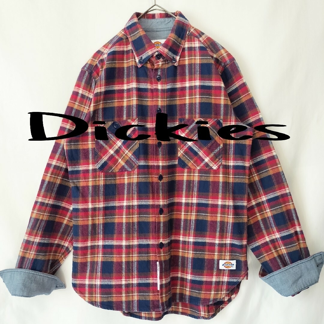 Dickies(ディッキーズ)の【ボタンダウン】ディッキーズ Dickies  ネルシャツ チェックシャツ メンズのトップス(シャツ)の商品写真