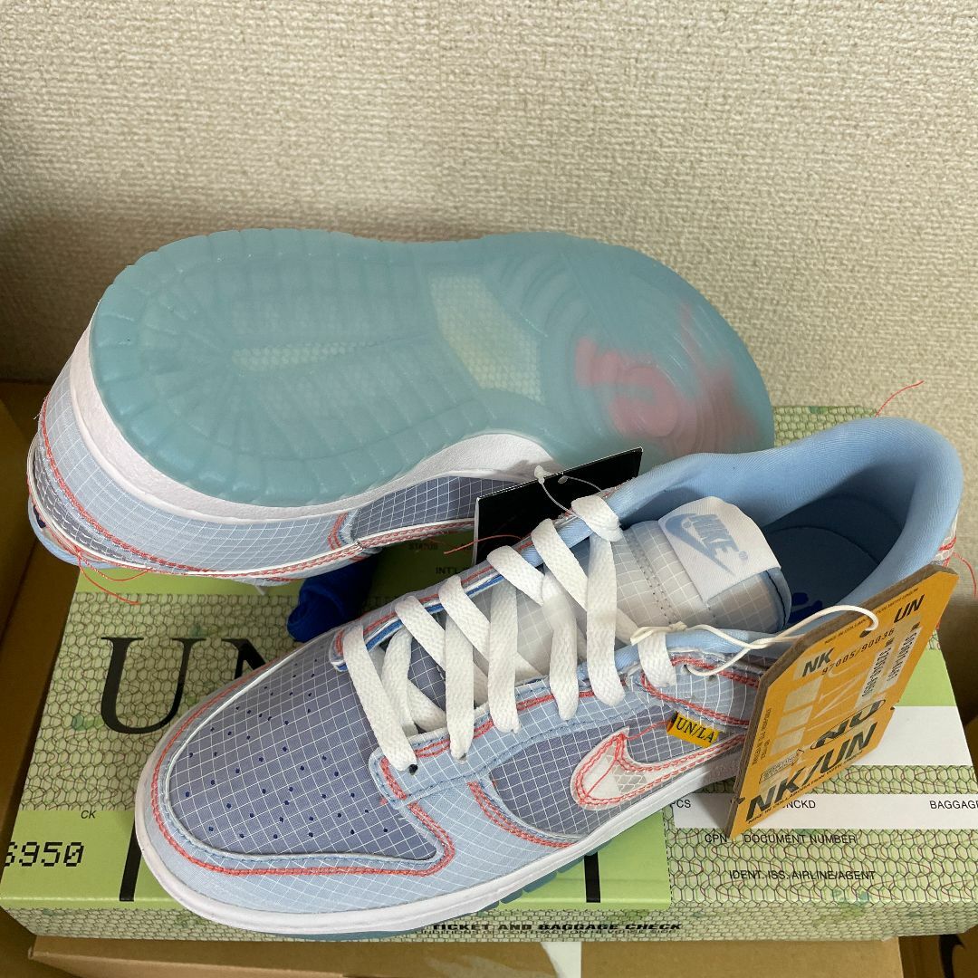 NIKE(ナイキ)のUNION × Dunk Low Passport Pack 25.5cm メンズの靴/シューズ(スニーカー)の商品写真