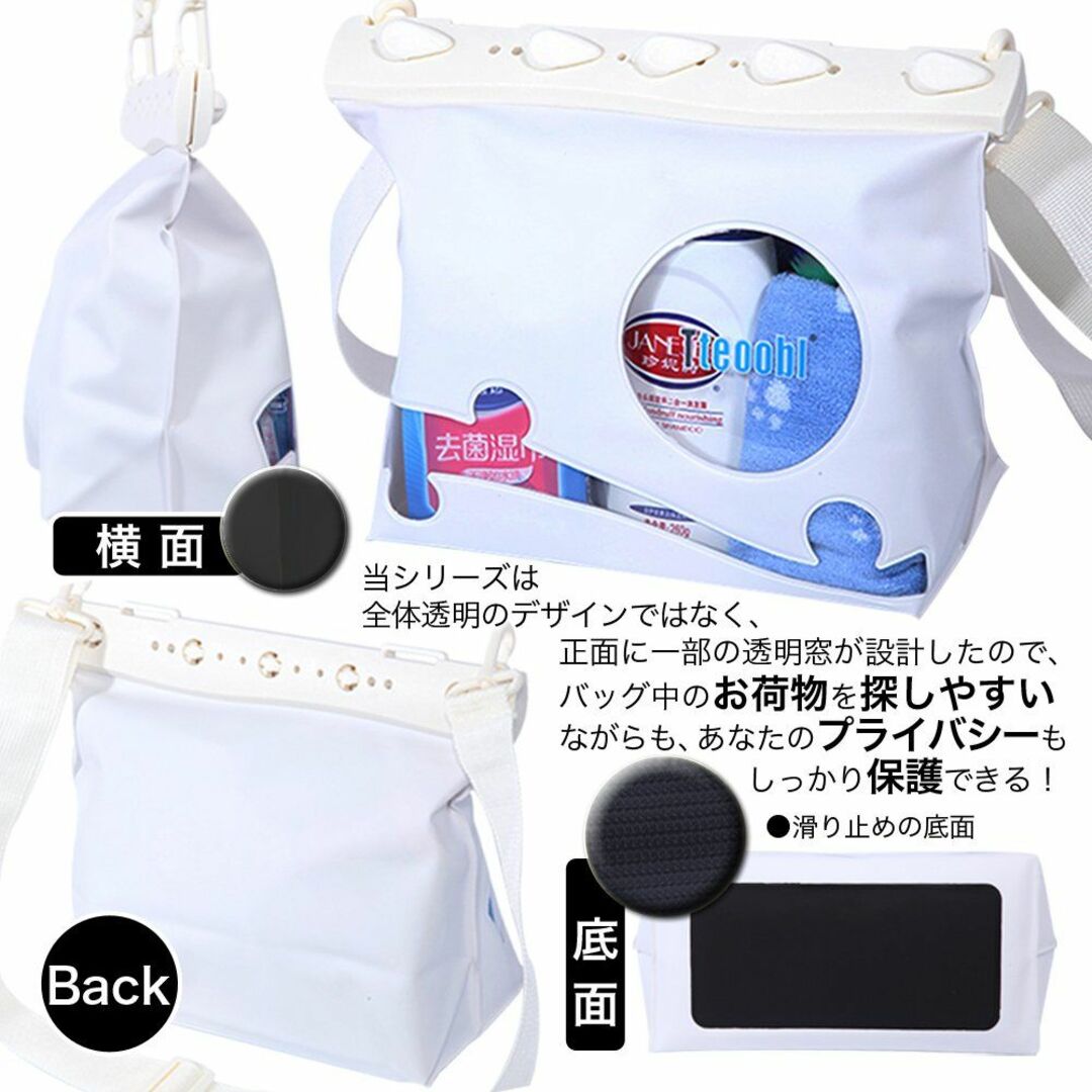 【色: ホワイト】Tonnaトンナ 防水バッグ 完全防水 防水ポーチ 全6色 防