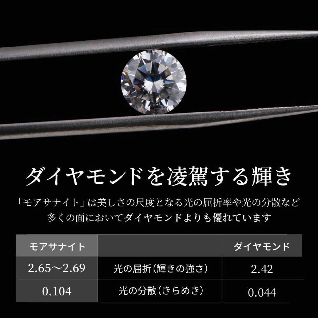 【たかりん０758様】モアサナイト　リング　ヘイロースクエア　5mm 0.5ct レディースのアクセサリー(リング(指輪))の商品写真