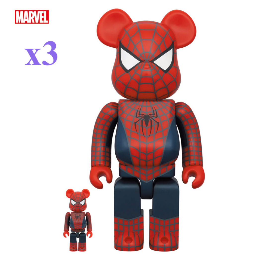 BE@RBRICK FRIENDLY SPIDER-MAN 100％ 400％