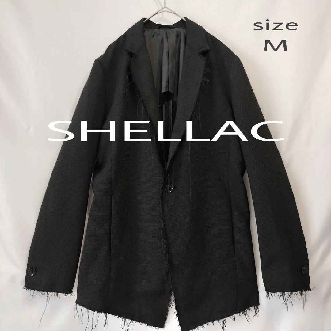 SHELLAC ダメージ加工レイヤードTシャツ