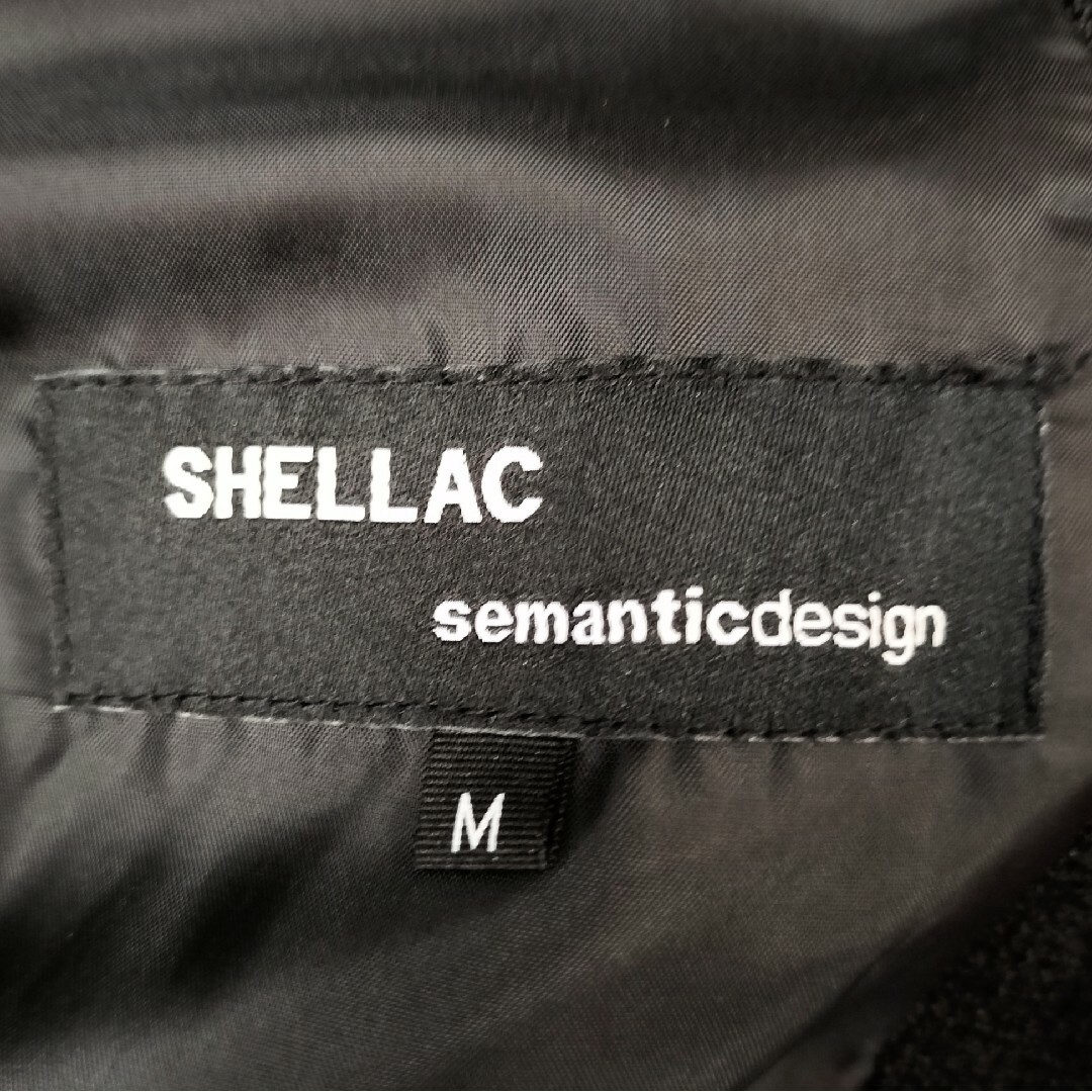 SHELLAC ダメージ加工フード付きガウン