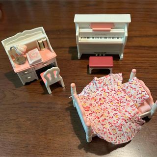 シルバニアファミリー(シルバニアファミリー)のシルバニアファミリー　ピンクのお部屋セット(知育玩具)