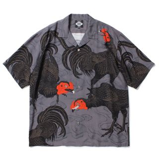 ワコマリア(WACKO MARIA)のGAKKIN × BUDSPOOL 渦軍鶏 HAWAIIAN SHIRT L(シャツ)