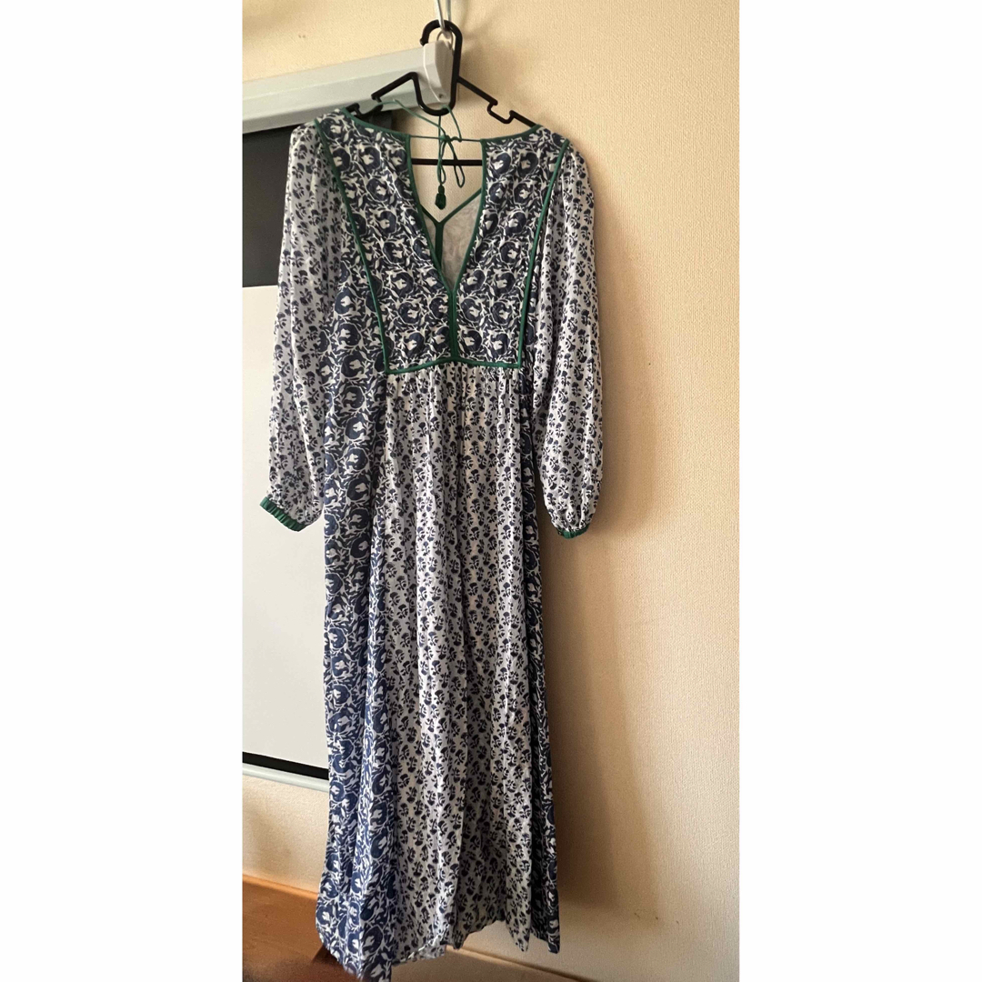 ヌキテパ COTTON JQD COMBI EMB DRESS 総柄　ワンピース