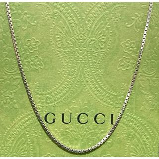 Gucci - 正規品 GUCCI/グッチ ベネチアンチェーンネックレス シルバー