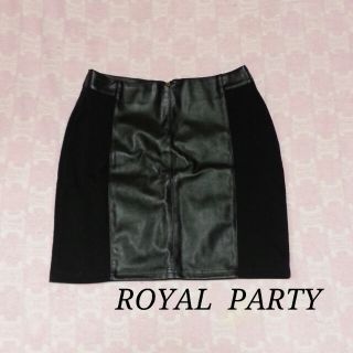 ロイヤルパーティー(ROYAL PARTY)のROYALPARTY☆ﾚｻﾞｰｽｶｰﾄ(ミニスカート)