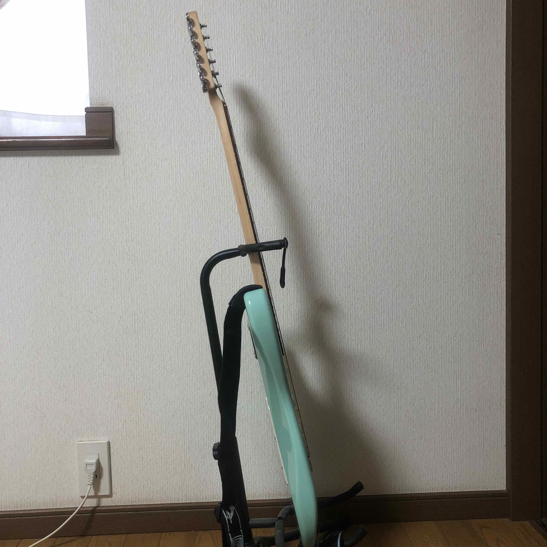 SQUIER(スクワイア)のSquier ストラト エレキギター サーフグリーン 水色 楽器のギター(エレキギター)の商品写真