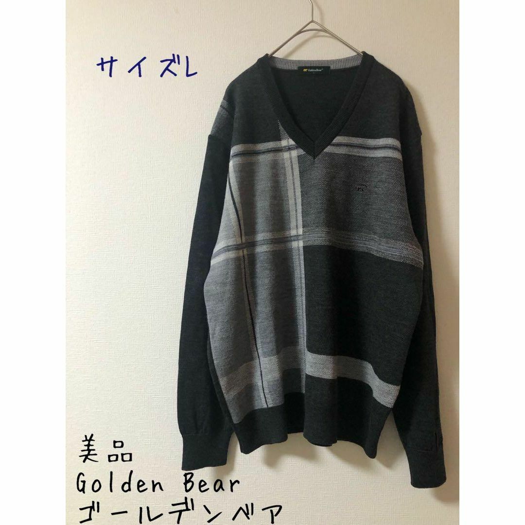 Golden Bear 美品 Golden Bear ゴールデンベア メンズ Vネックセーター Lの通販 by あーちゃん|ゴールデンベアならラクマ ゴールデンベア メンズ ニット/セーター