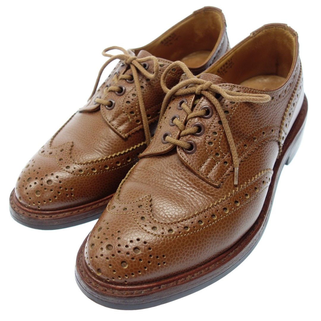 Trickers(トリッカーズ)のトリッカーズ レザーシューズ ウイングチップ バートン UK7.5【LA】 メンズの靴/シューズ(ドレス/ビジネス)の商品写真