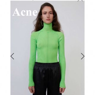 アクネストゥディオズ(Acne Studios)のアクネ★【Acne studios】ライムイエロー　タートルネック(ニット/セーター)