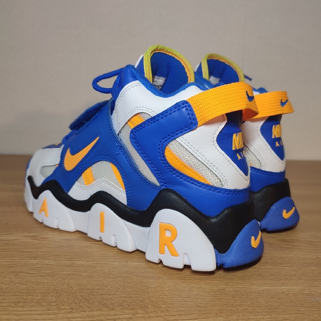 美品 NIKE AIR BARRAGE MID "NBA WARRIORS"