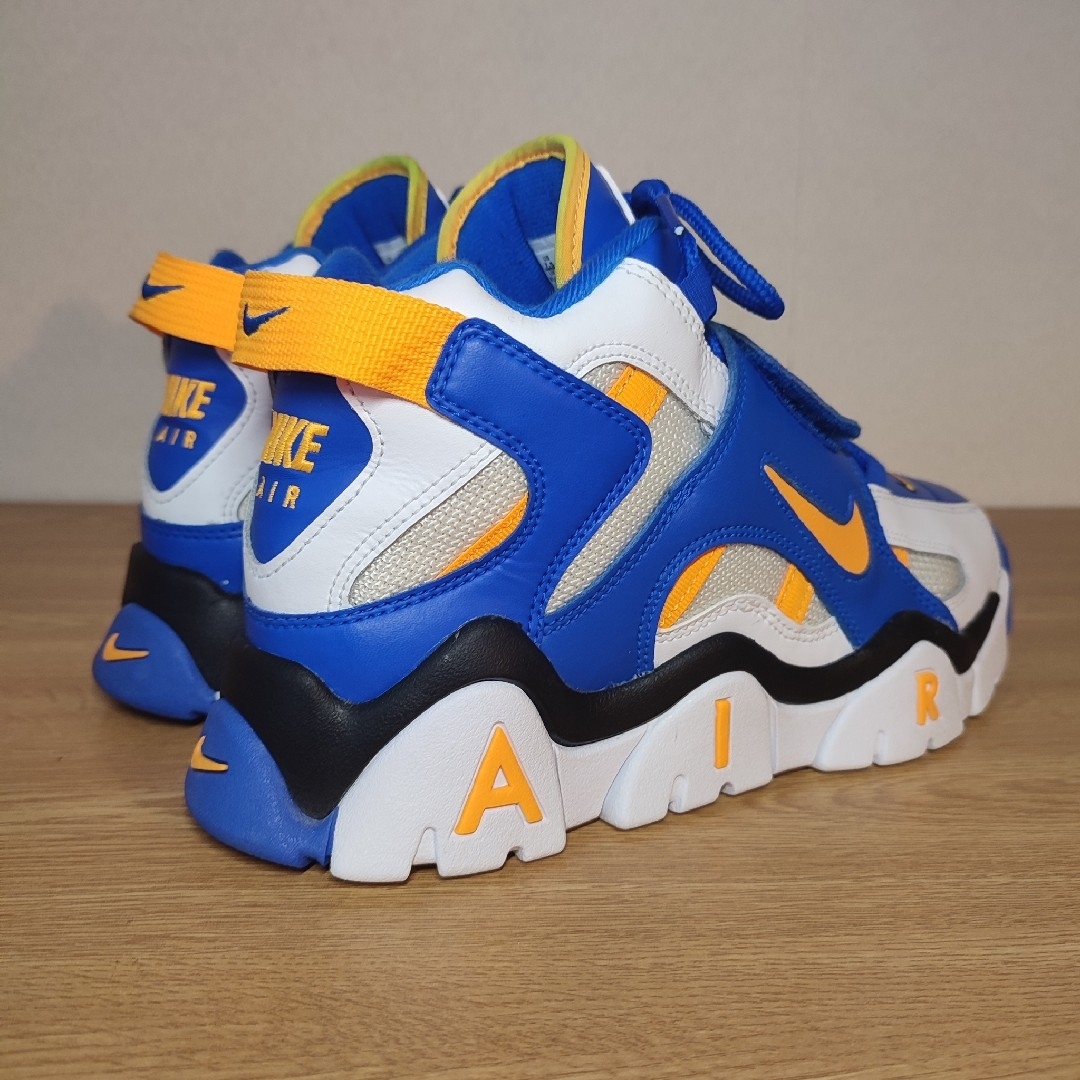 美品 NIKE AIR BARRAGE MID "NBA WARRIORS"