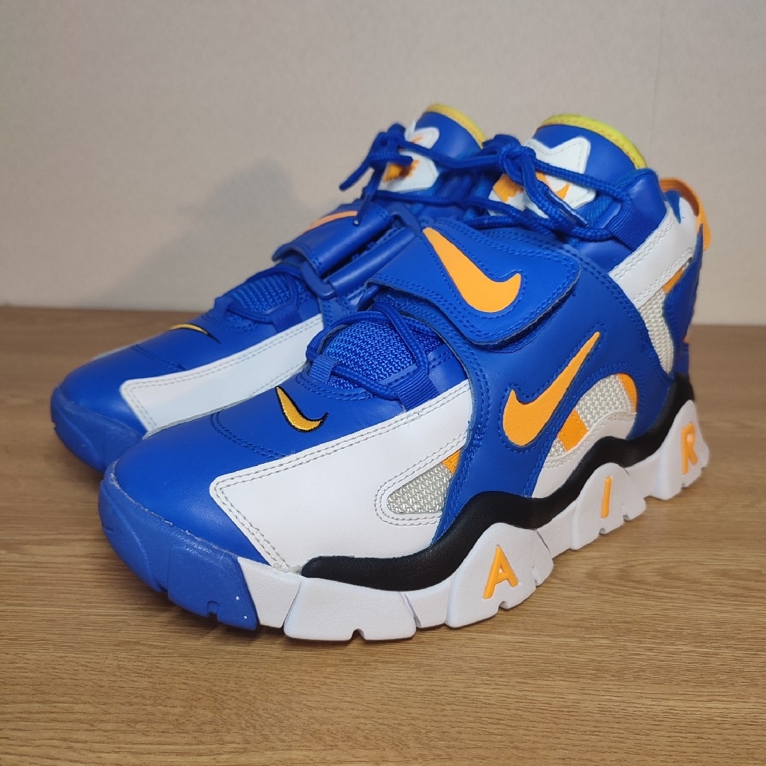 美品 NIKE AIR BARRAGE MID "NBA WARRIORS"