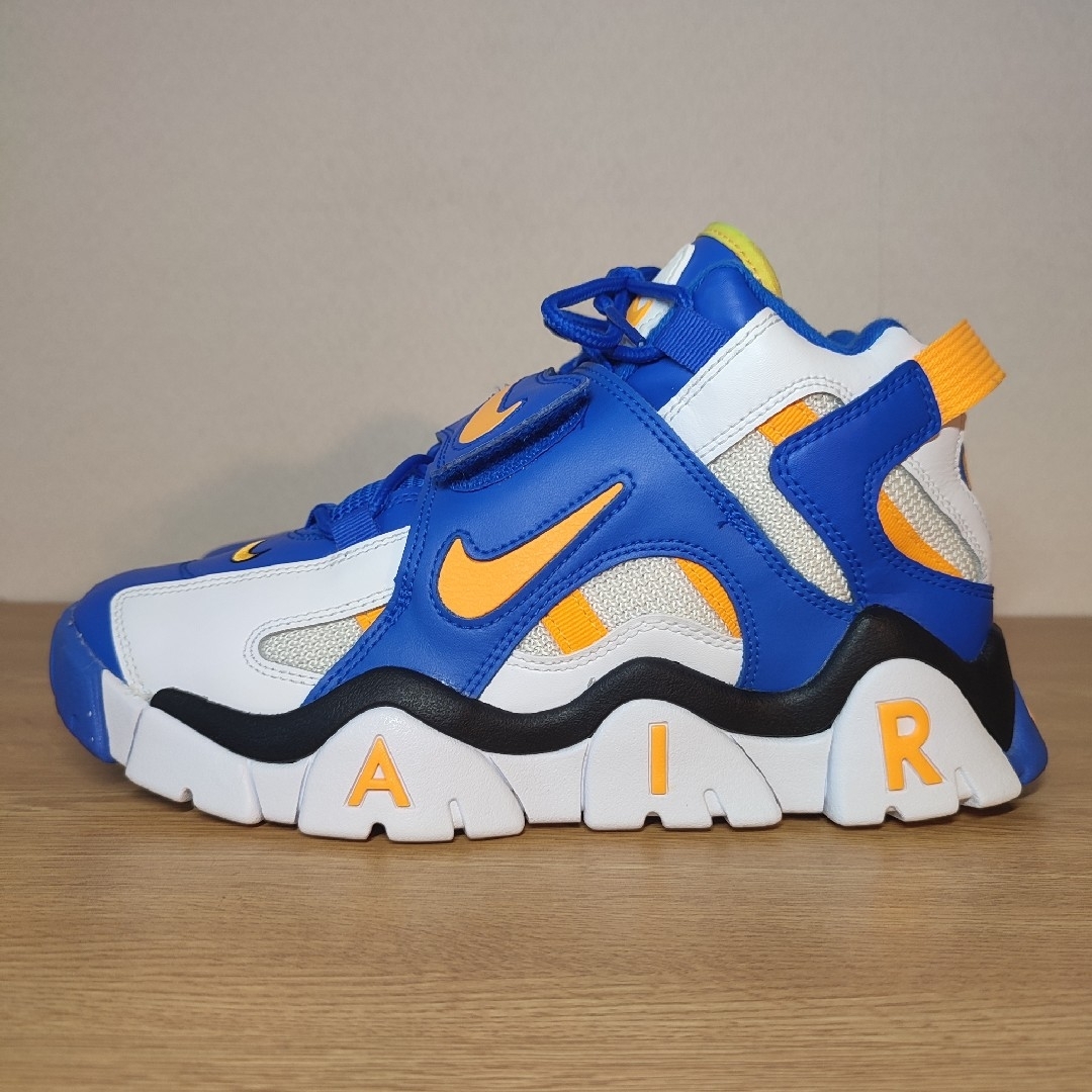 美品 NIKE AIR BARRAGE MID "NBA WARRIORS"