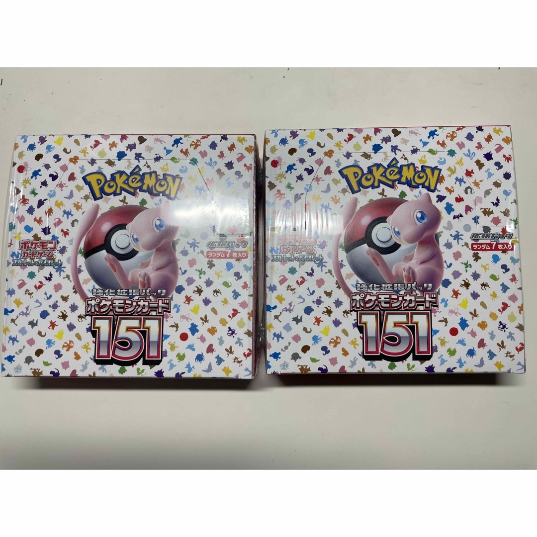 ポケモンカード151 2BOXシュリンク付き