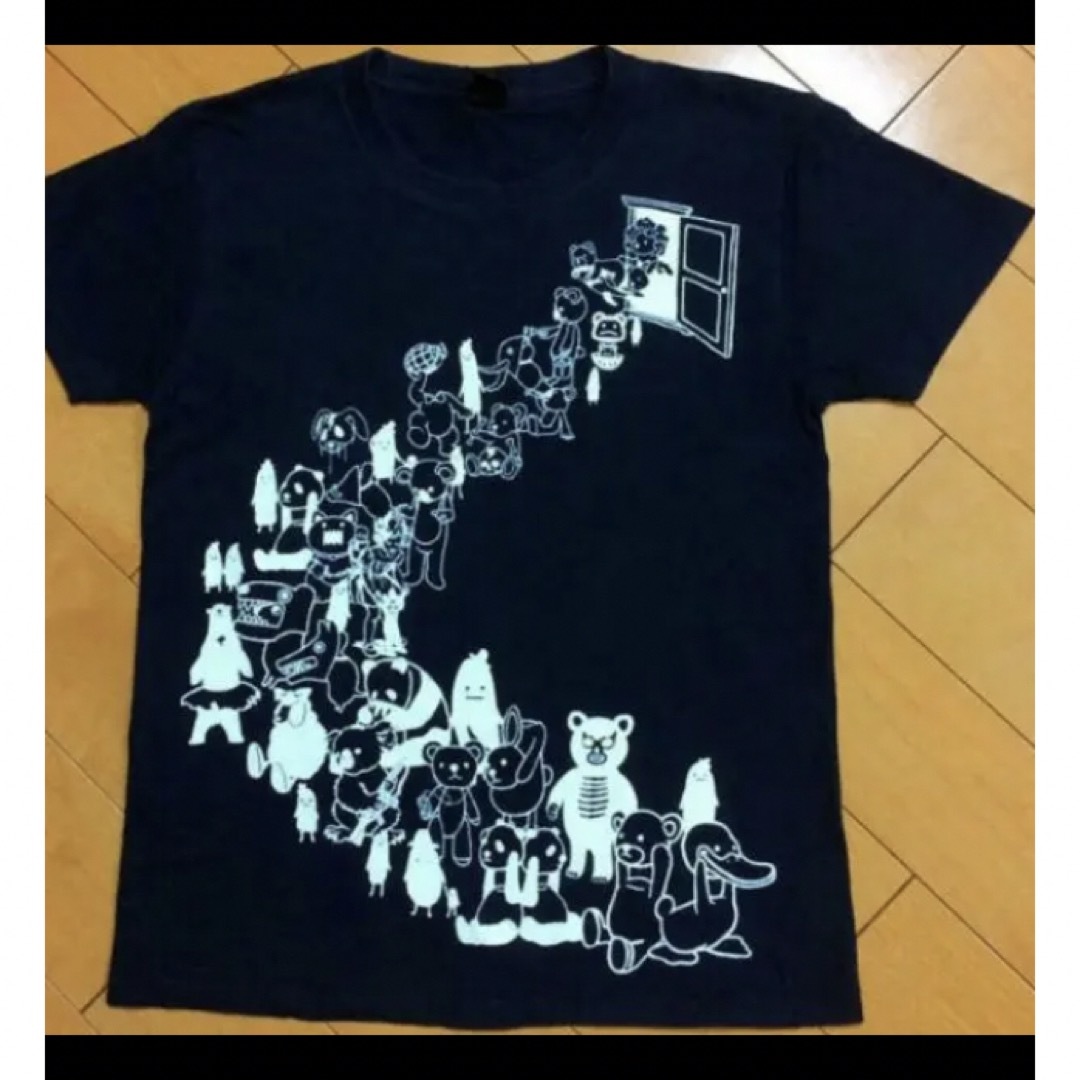 Design Tshirts Store graniph(グラニフ)のグラニフコントロールベアネイビーコットンT メンズのトップス(Tシャツ/カットソー(半袖/袖なし))の商品写真
