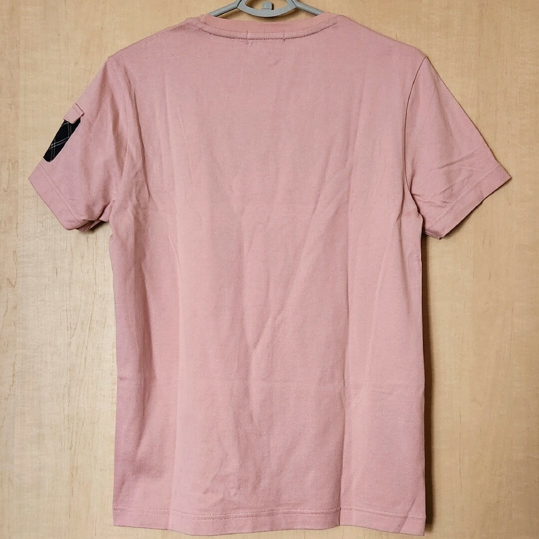 BURBERRY BLACK LABEL(バーバリーブラックレーベル)のバーバリー ブラック レーベル Tシャツ ２ ピンク 肩ポケット付 新品 タグ有 メンズのトップス(シャツ)の商品写真