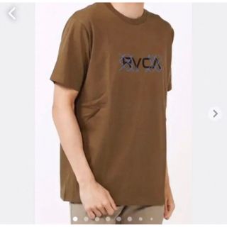 ルーカ(RVCA)の送料無料 新品 RVCA ルーカ メンズ LINX Ｔシャツ L ブラウン(Tシャツ/カットソー(半袖/袖なし))