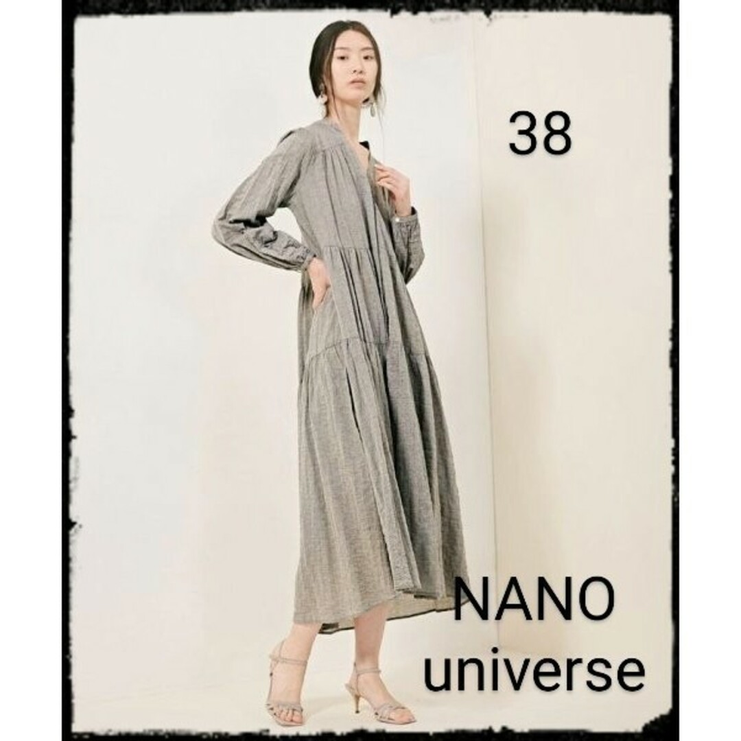 nano・universe(ナノユニバース)のNANO universe【美品】シャツワンピース レディースのワンピース(ロングワンピース/マキシワンピース)の商品写真