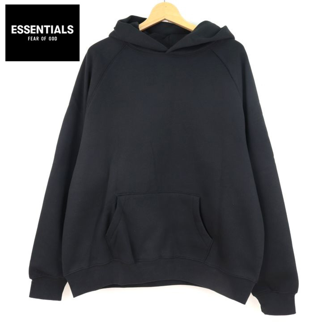 Mサイズ FEAR OF GOD ESSENTIALS パーカー ブラック