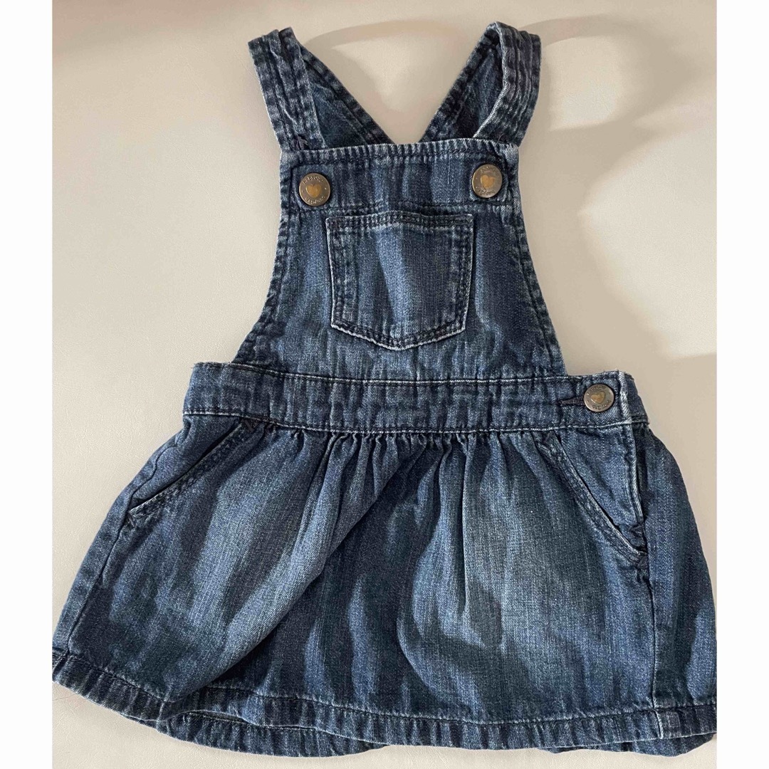 babyGAP(ベビーギャップ)のbaby GAP デニムジャンパースカート キッズ/ベビー/マタニティのベビー服(~85cm)(ワンピース)の商品写真